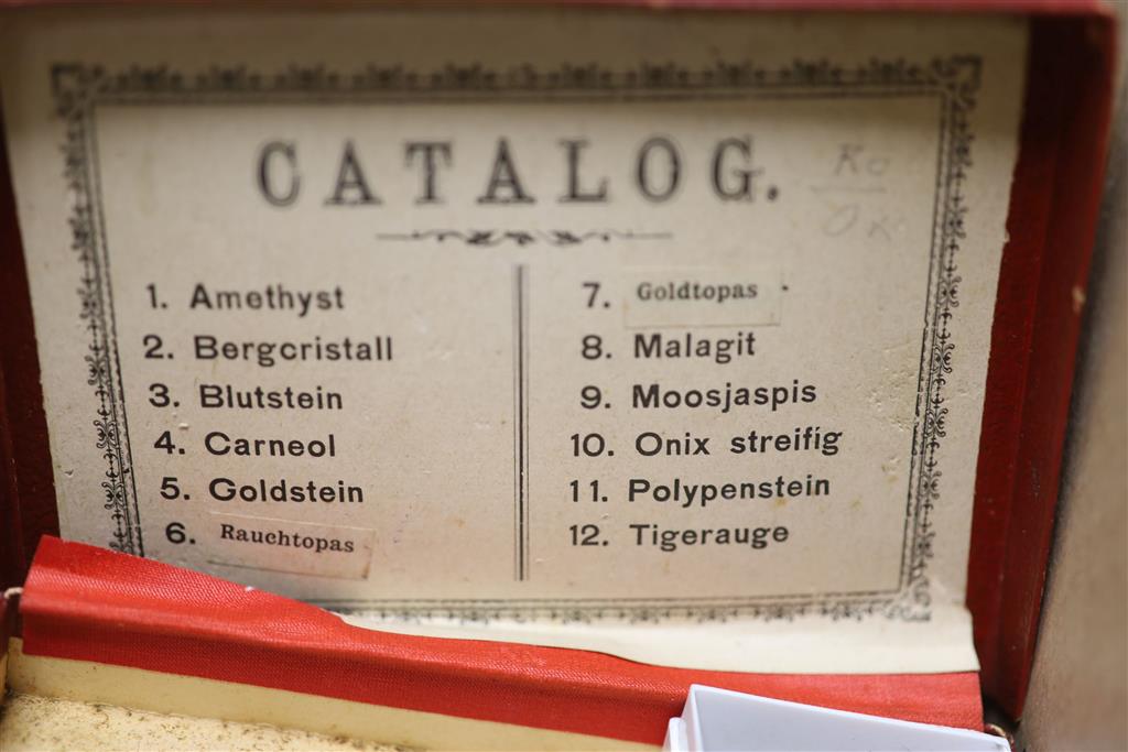 Two boxes of geological specimens, collected before 1970,